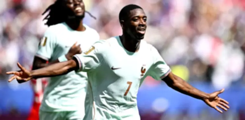 Timidez de Dembélé se transforma en goles; Francia golea 1-4 a Noruega