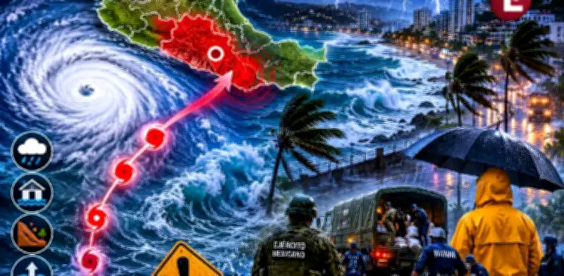 Tormenta 'Boris' tocará tierra en Guerrero: trayectoria y alertas