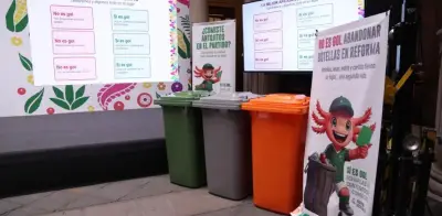 Colocarán 756 contenedores en Reforma para evitar basura tras festejos mundialistas