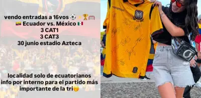 Ecuatorianos revenden boletos para el partido contra México en Mundial 2026