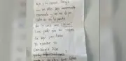 Abuelita pide auxilio con carta: 'Ayúdenme, estoy secuestrada'