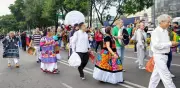 Aficionados ingresan al Estadio CDMX al ritmo de 'Mariachi loco' para el Mundial
