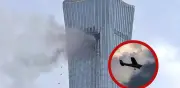 Avioneta se estrella contra el edificio más alto de Beijing; evacúan Torre CITIC
