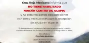Cruz Roja Mexicana no recibe ayuda en especie para Venezuela; sólo donativos bancarios