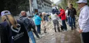 Cuajimalpa retira más de 75 toneladas tras intensas lluvias