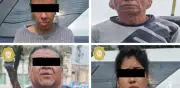 Detienen a cuatro asaltantes con botellas y cigarros robados en Iztapalapa