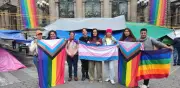 Diana Sánchez encabeza acto LGBTTTIQ+ en Congreso de CDMX