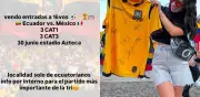 Ecuatorianos revenden boletos para el partido contra México en Mundial 2026