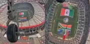 Espectacular toma desde helicóptero del México vs Sudáfrica en Mundial 2026