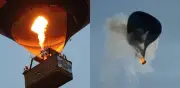 Globo aerostático se incendia en Brasil: 8 muertos y 13 sobrevivientes