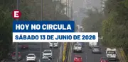 Hoy No Circula 13 de junio 2026: autos con holograma 2 y 1 par descansan