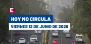 Hoy No Circula viernes 12 junio 2026: autos con engomado azul y placas 9 y 0 no circulan en CDMX y Edomex