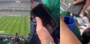 Ingenio mexicano: lleva anforita en forma de celular al Mundial 2026