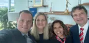Líderes olímpicos mexicanos se reúnen con Kirsty Coventry, presidenta del COI