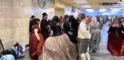 Metro Hidalgo se vuelve salón de baile: usuarios recrean época virreinal