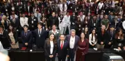 Monreal inaugura Tercera Edición del Parlamento Juvenil en San Lázaro