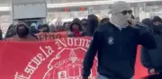 Normalistas vandalizan casetas en la México-Cuernavaca y se retiran