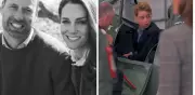 Príncipe George y Kate Middleton conmemoran el Día de las Fuerzas Armadas en RAF Coningsby