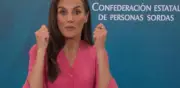 Reina Letizia emociona con discurso en lengua de signos: 