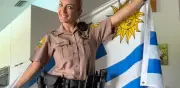 Sheriff uruguaya emociona al cantar himno en el Mundial 2026