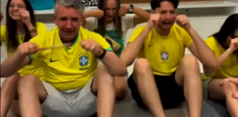 Brasileños parodian el 'Viking Row' noruego tras eliminación mundialista