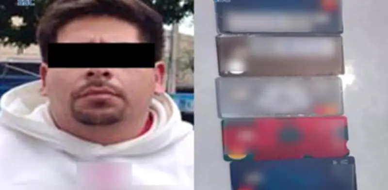 Detienen a hombre por intentar vaciar cajeros con tarjetas robadas en CDMX