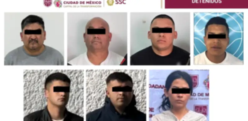 Detienen a siete presuntos implicados en ataque a bar en Miguel Hidalgo
