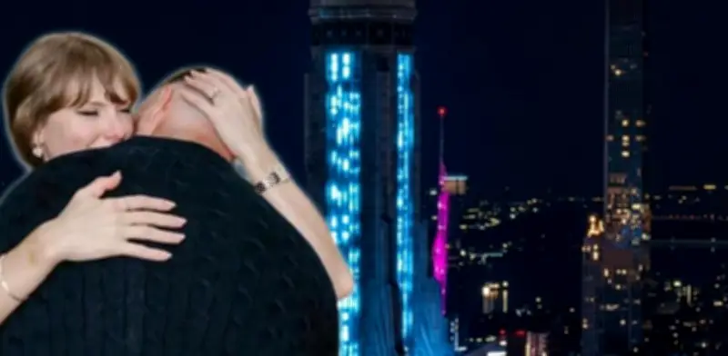 Empire State Building se ilumina de azul por boda de Taylor Swift y Travis Kelce