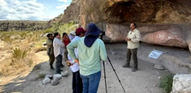 INAH restaura cuevas con arte rupestre dañadas por saqueo en Coahuila