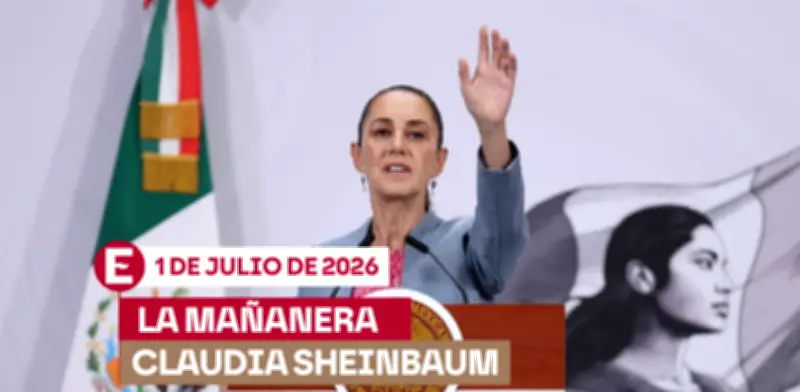 Mañanera de Sheinbaum hoy 1 de julio: Temas de la conferencia en vivo