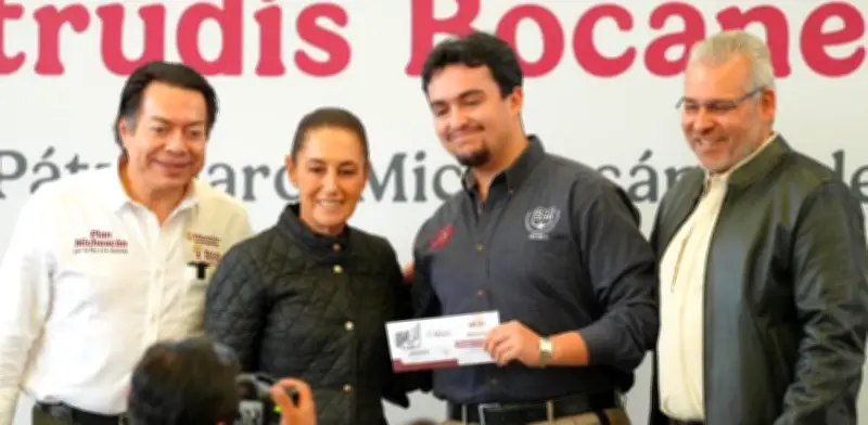 Más de 55 mil universitarios en Michoacán recibirán beca Gertrudis Bocanegra