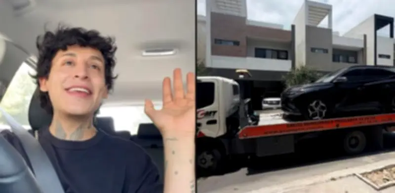 "Pensé lo peor": Kunno relata accidente tras falla total de su camioneta