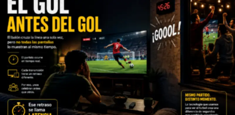 Por qué unos celebran un gol antes que otros: la latencia en el Mundial 2026