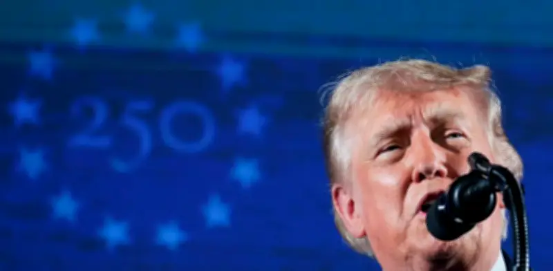 Trump conmemora el 250 aniversario de EE.UU. con mitin político en el National Mall