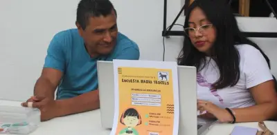 Bazar FM: estudiantes recaudan fondos para antena de Radio Teocelo