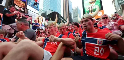 Ejército de Noruega se une al fenómeno viral del viking row en el Mundial 2026