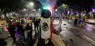 Fiesta mundialista tricolor termina en desazón en Paseo de la Reforma