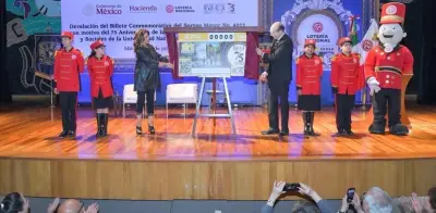 Lotería Nacional devela billete por 75 aniversario de la FCPyS de la UNAM