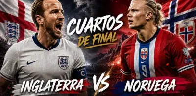 Oficial: Inglaterra vs Noruega en Cuartos de Final del Mundial 2026