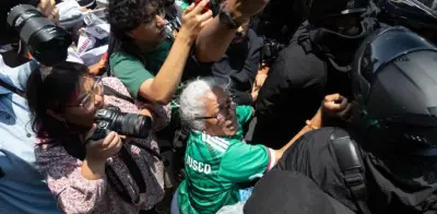 SSC investiga agresión a madres buscadoras en protesta de la CDMX