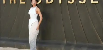 Zendaya deslumbra en estreno de The Odyssey con vestido de Schiaparelli recién salido de la pasarela de París