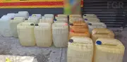 Aseguran 2 mil 250 litros de huachicol en vulcanizadora de GAM