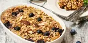 Avena horneada con sabor a pastel: receta saludable para el desayuno