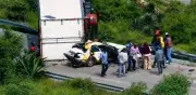 Carambola en Hidalgo deja tres lesionados en el Corredor de la Montaña