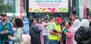 Monumento a la Revolución se llena para México vs Inglaterra en Mundial
