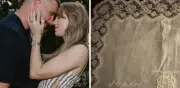 Taylor Swift incluye mensaje secreto de 'Blank Space' en servilletas de su boda